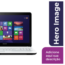 Produto com Hero Image (Notebook Touch Sony SVF14325CBW FIT 14 CORE I5-4200U 8GB 1TB WNDOWS 8.1 14" - BRANCO - SONY)